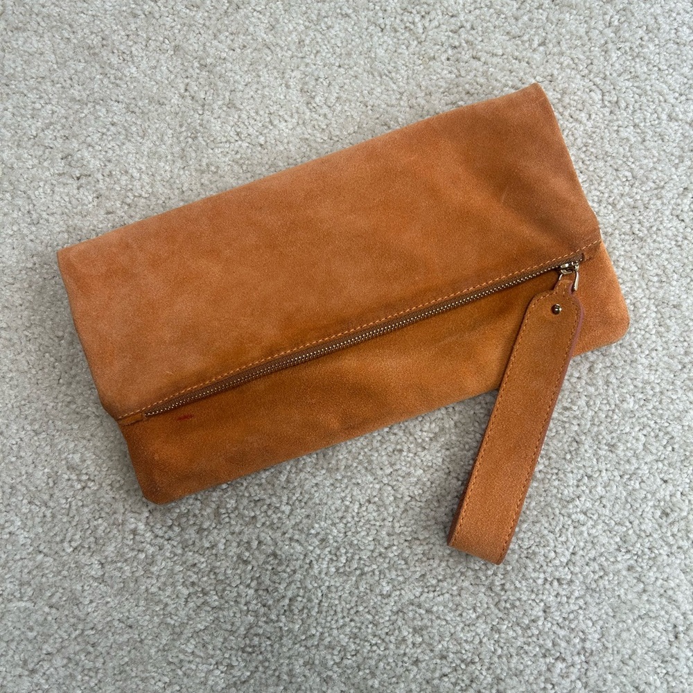 Vittoria Napoli Suede Clutch